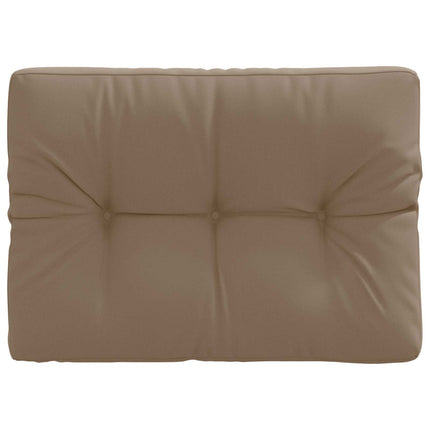 Palle rygpude VIANEN 100% polyester Gråbrun 70 x 60 x 12 cm