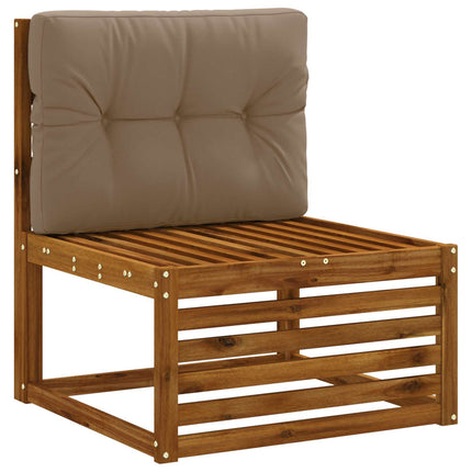 Palle rygpude VIANEN 100% polyester Gråbrun 70 x 60 x 12 cm