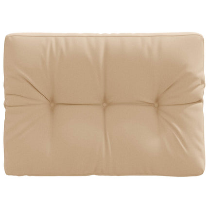 Palle rygpude VIANEN 100% polyester Sandfarvet 70 x 60 x 12 cm
