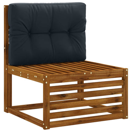 Palle rygpude VIANEN 100% polyester Mørk blå 70 x 60 x 12 cm