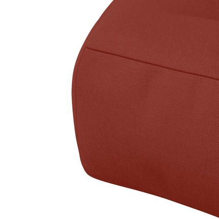 Palle rygpude VIANEN 100% polyester Rød 70 x 60 x 12 cm