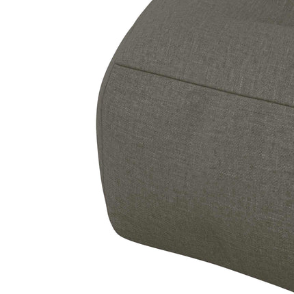 Palle rygpude VIANEN 100% polyester Grå 70 x 60 x 12 cm