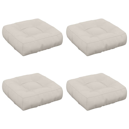 4-Stykke Sædepuder VIANEN 4 pcs 100% polyester Hvid