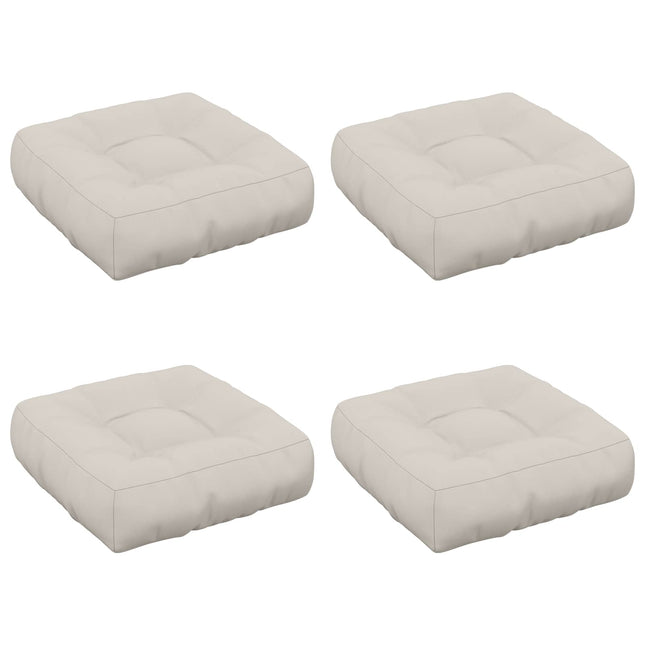 4-Stykke Sædepuder VIANEN 4 pcs 100% polyester Hvid