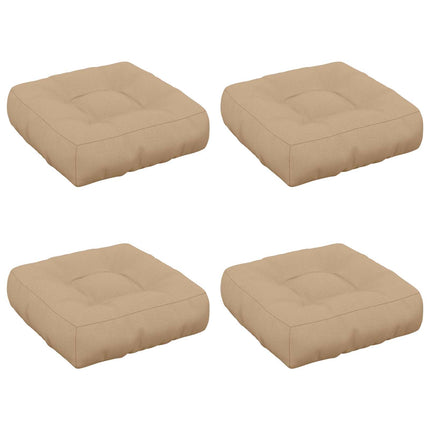 4-Stykke Sædepuder VIANEN 4 pcs 100% polyester Sandfarvet