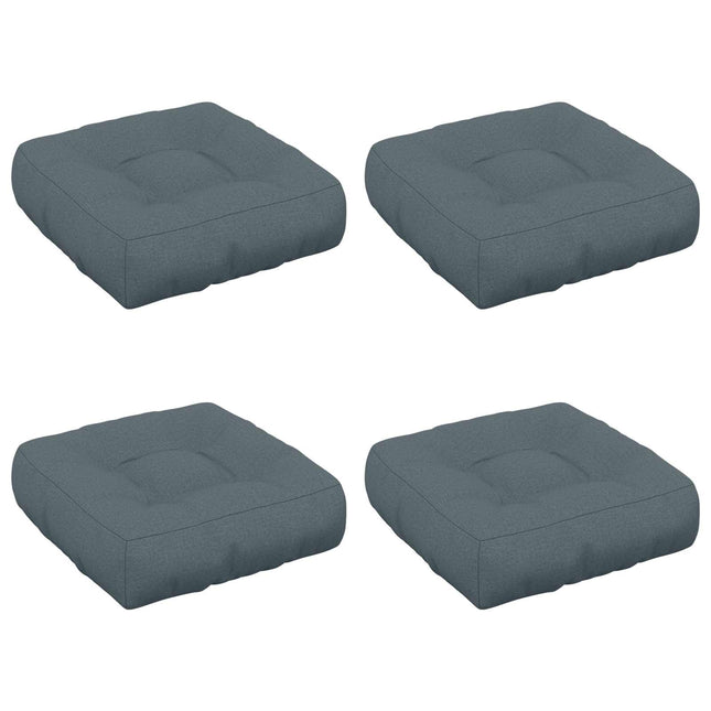 4-Stykke Sædepuder VIANEN 4 pcs 100% polyester Blå