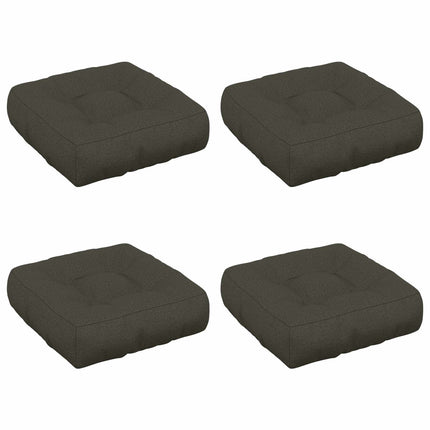 4-Stykke Sædepuder VIANEN 4 pcs 100% polyester Antracit