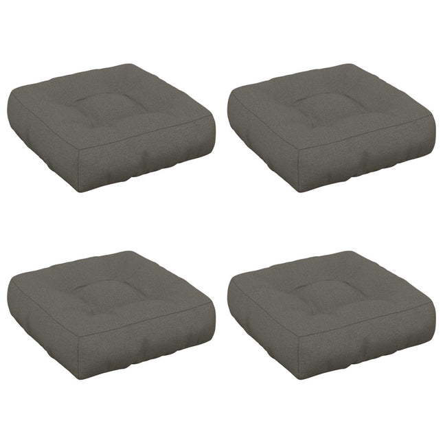 4-Stykke Sædepuder VIANEN 4 pcs 100% polyester Grå