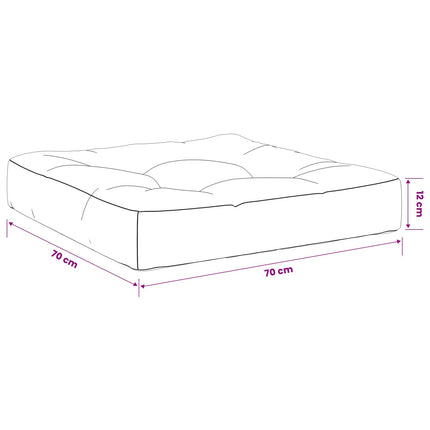 1-Stykke Sædepude VIANEN 100% polyester Rød 70 x 70 x 12 cm