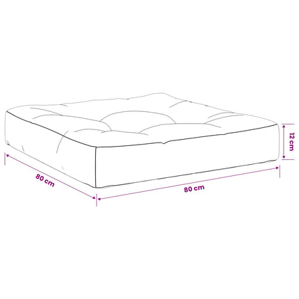 1-Stykke Sædepude VIANEN 100% polyester Rød 80 x 80 x 12 cm
