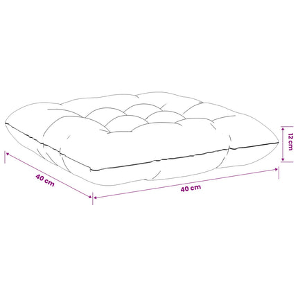 Sædepuder VIANEN 4 stk. 100% polyester Rød 40 x 40 x 12 cm