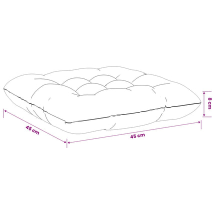 Sædepuder VIANEN 4 stk. 100% polyester Rød 45 x 45 x 12 cm
