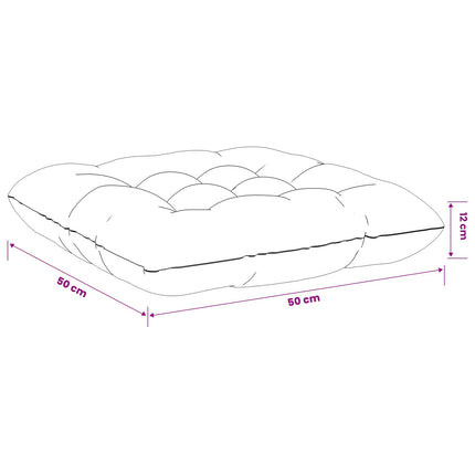 Sædepuder VIANEN 4 stk. 100% polyester Gråbrun 50 x 50 x 12 cm