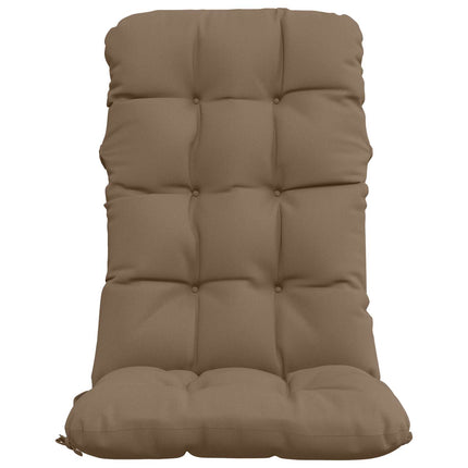 4-delt højt rygstol puder VIANEN 4 pcs 100% polyester Gråbrun