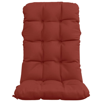 6-delt højt rygstol puder VIANEN 6 pcs 100% polyester Rød