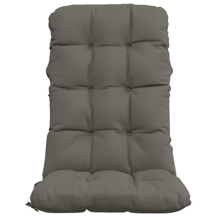 2-delt højt rygstol puder VIANEN 2 pcs 100% polyester Grå