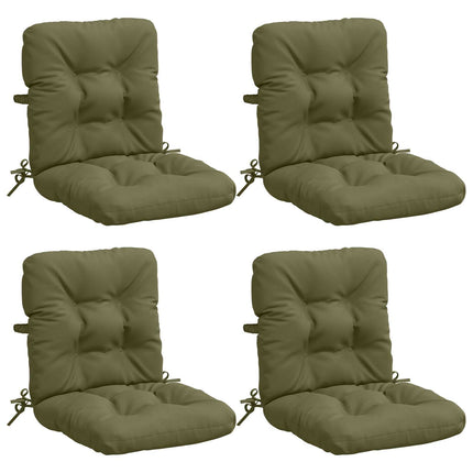 4-delt højt rygstol puder VIANEN 4 pcs 100% polyester