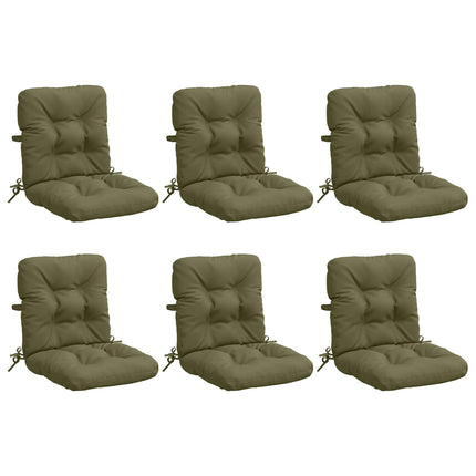 6-delt højt rygstol puder VIANEN 6 pcs 100% polyester