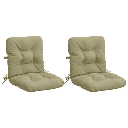 2-delt højt rygstol puder VIANEN 2 pcs 100% polyester Lys grøn