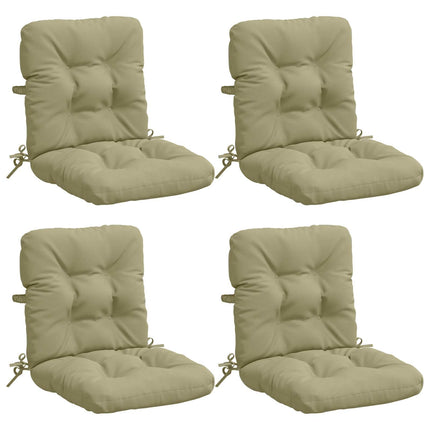 4-delt højt rygstol puder VIANEN 4 pcs 100% polyester Lys grøn