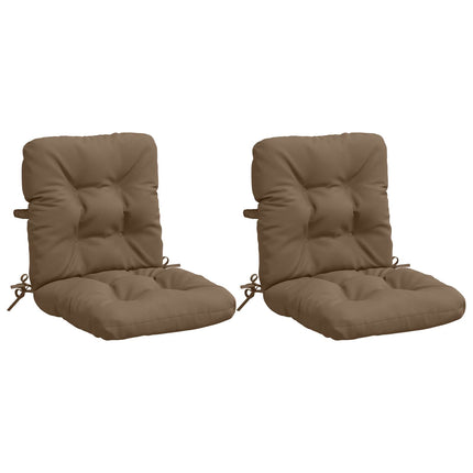 2-delt højt rygstol puder VIANEN 2 pcs 100% polyester Gråbrun