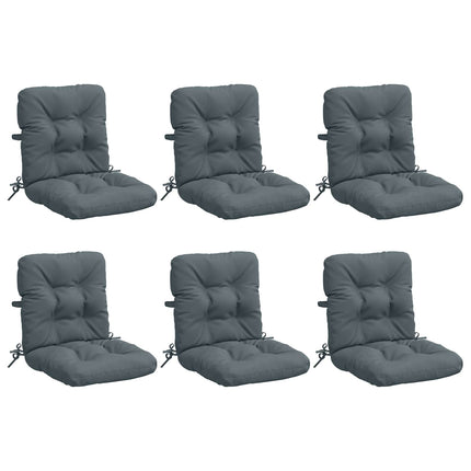 6-delt højt rygstol puder VIANEN 6 pcs 100% polyester Blå