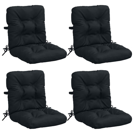 4-delt højt rygstol puder VIANEN 4 pcs 100% polyester Mørk blå