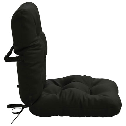 6-delt højt rygstol puder VIANEN 6 pcs 100% polyester Sort