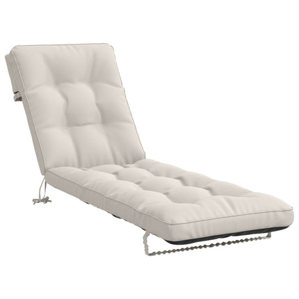 Solseng Pude VIANEN 100% polyester Hvid 200 x 50 x 8 cm