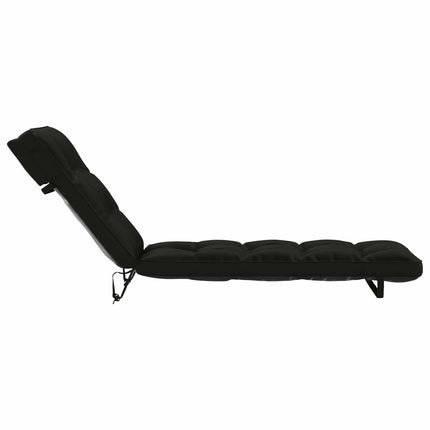 Solseng Pude VIANEN 100% polyester Sort 200 x 50 x 8 cm