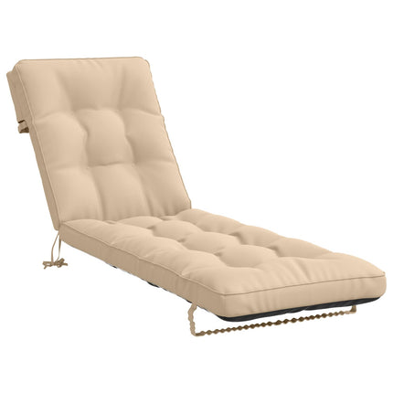 Solseng Pude VIANEN 100% polyester Cremefarvet 200 x 50 x 8 cm