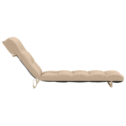 Solseng Pude VIANEN 100% polyester Cremefarvet 200 x 50 x 8 cm