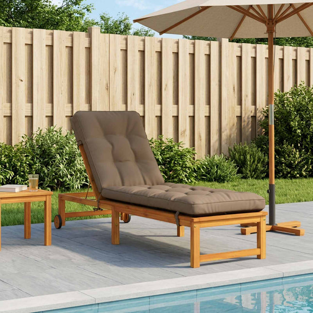 Solseng Pude VIANEN 100% polyester Gråbrun 200 x 55 x 8 cm