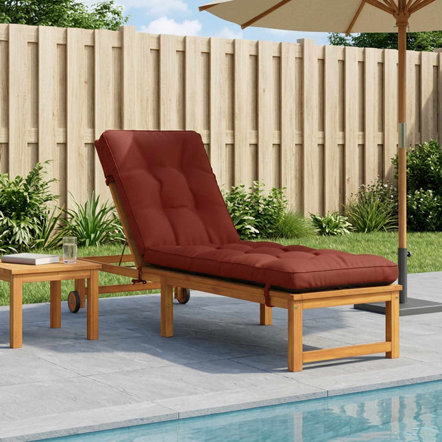 Solseng Pude VIANEN 100% polyester Rød 200 x 60 x 8 cm