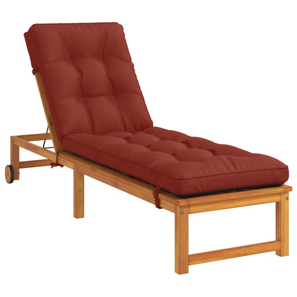 Solseng Pude VIANEN 100% polyester Rød 200 x 55 x 8 cm