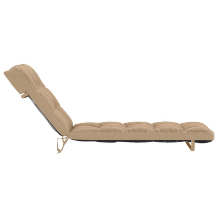 Solseng Pude VIANEN 100% polyester Sandfarvet 200 x 60 x 8 cm