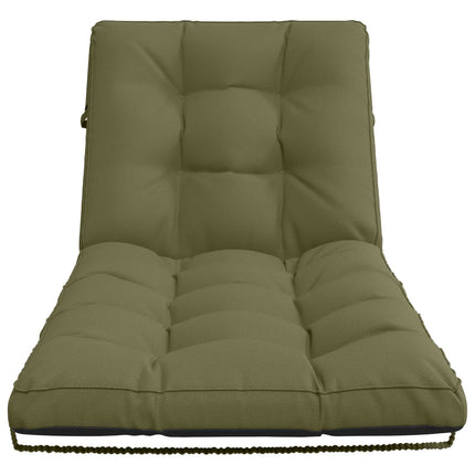 Solseng Pude VIANEN 100% polyester Olivengrøn 200 x 90 x 8 cm