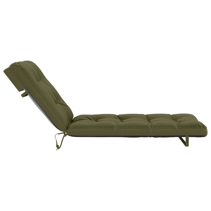 Solseng Pude VIANEN 100% polyester Olivengrøn 200 x 90 x 8 cm