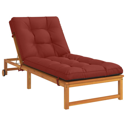 Solseng Pude VIANEN 100% polyester Rød 200 x 90 x 8 cm