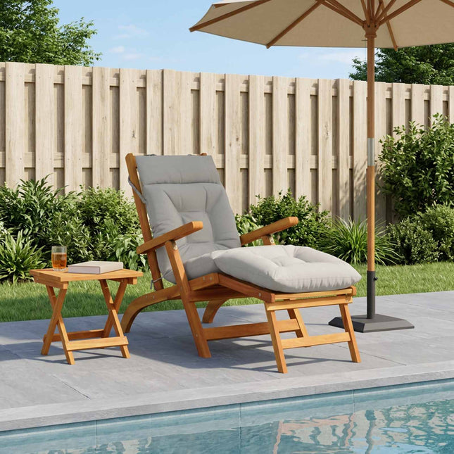 Solseng Pude VIANEN 100% polyester Hvid 200 x 50 x 8 cm