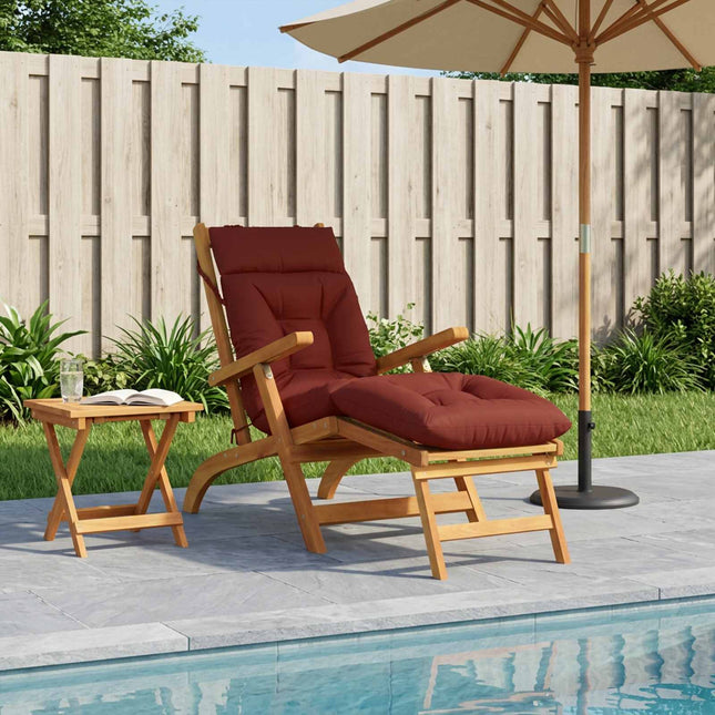 Solseng Pude VIANEN 100% polyester Rød 200 x 60 x 8 cm