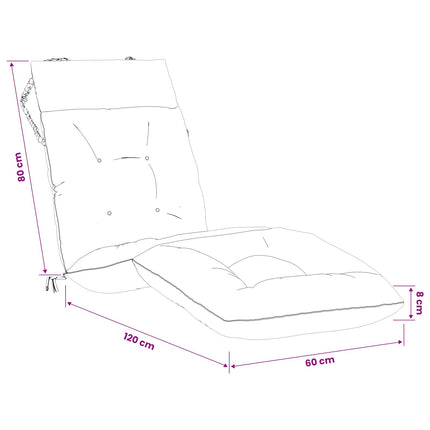 Solseng Pude VIANEN 100% polyester Rød 200 x 60 x 8 cm