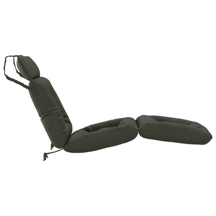Solseng Pude VIANEN 100% polyester Antracit 200 x 60 x 8 cm