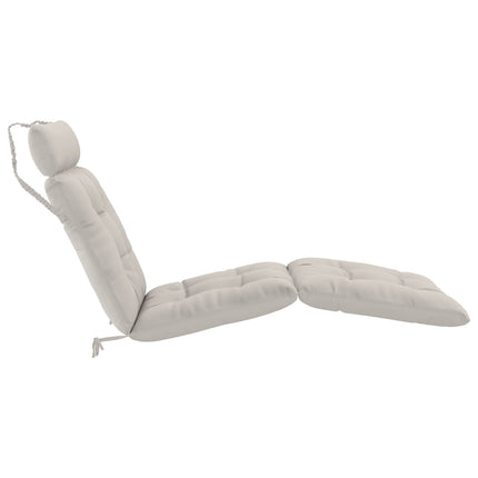 Solseng Pude VIANEN 100% polyester Hvid 200 x 70 x 8 cm