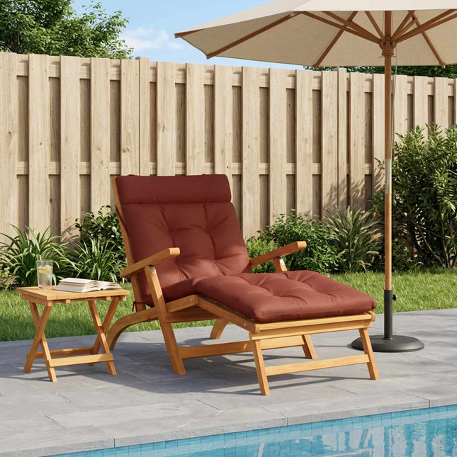 Solseng Pude VIANEN 100% polyester Rød 200 x 90 x 8 cm