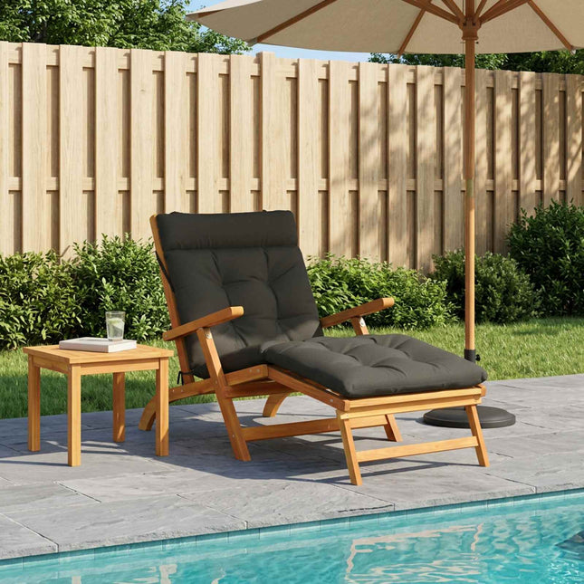 Solseng Pude VIANEN 100% polyester Antracit 200 x 90 x 8 cm