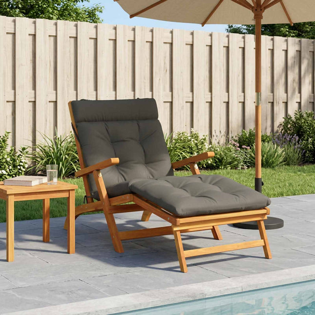 Solseng Pude VIANEN 100% polyester Grå 200 x 70 x 8 cm