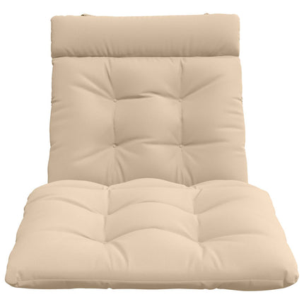 Solseng Pude VIANEN 100% polyester Cremefarvet 200 x 90 x 8 cm