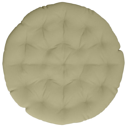 Papasan stolspude VIANEN 100% polyester Lys grøn Ø 130 x 12 cm