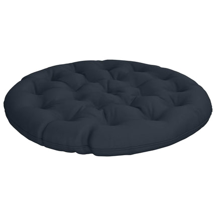 Papasan stolspude VIANEN 100% polyester Mørk blå Ø 130 x 12 cm